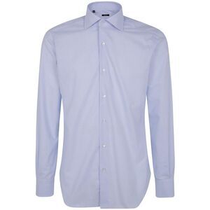BARBA NAPOLI Men's Dress Shirt Men BLUE Shirts